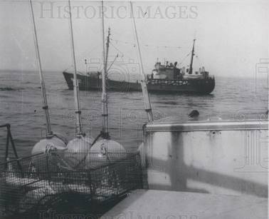 1971 Press Photo Russian fishing trawl New Bedford lobster boat Wily Fox