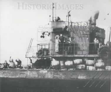 1971 Press Photo Russian trawler coast Nantucket harassment Wily Fox fishing